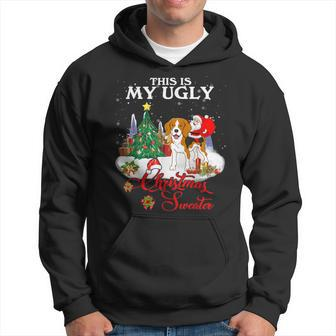 Santa Riding Beagle This Is My Ugly Christmas Sweater Hoodie - Monsterry CA