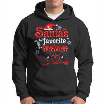 Santas Favorite Palliative Care Specialist Christmas Hoodie | Mazezy
