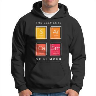 Sarcasm - Elements Of Humor Funny Hoodie | Mazezy