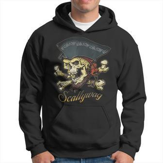 Scallywag Pirate Skull And Crossbones Jolly Roger Jolly Roger Hoodie | Mazezy DE