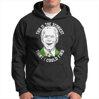 This Is The Scariest I Could Find Biden Zombie Back Hoodie - Seseable