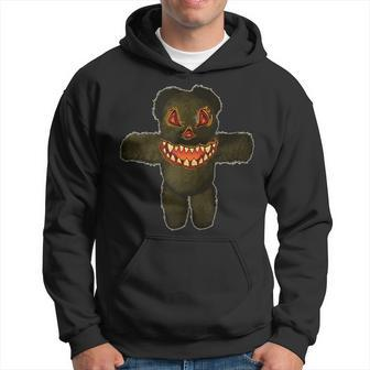 Scary Jack Olantern Teddy Bear Funny Halloween Hoodie | Mazezy