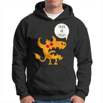 Scary Monster Halloween Trick Or Treat Hoodie | Mazezy