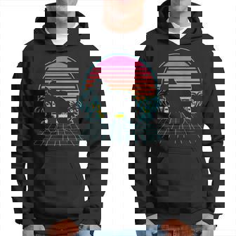 Schapendoes Retro Vintage 80S Vaporwave Aesthetic Dog Lover Hoodie | Mazezy