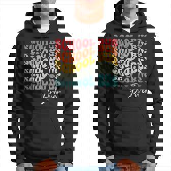 School Bus Driver Groovy Retro Funny Back To School Driver Funny Gifts Hoodie | Mazezy