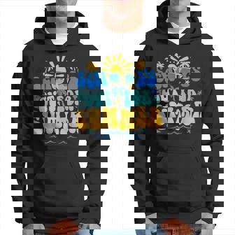 Schools Out For Summer Vacation Retro Last Day Of School Hoodie | Mazezy