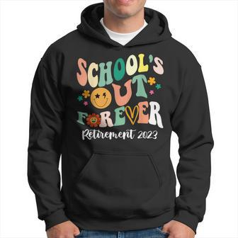 Schools Out Forever Retired Teacher Gifts Retirement 2023 Hoodie - Seseable