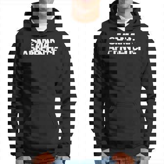 Seaman Apprentice Insignia Text Apparel US Military Hoodie | Mazezy