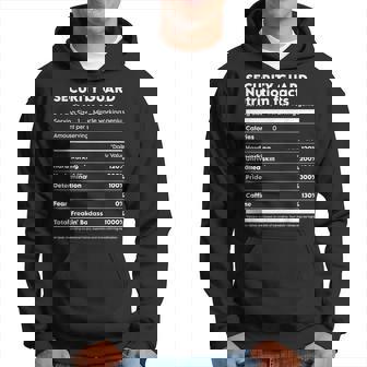 Security Guard Nutrition Facts Hoodie | Seseable CA