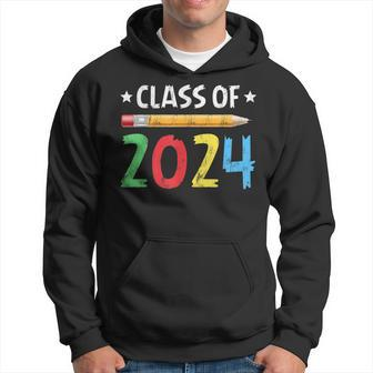 Senior 2024 Retro Class Of 2024 Seniors Graduation 24 Hoodie | Mazezy
