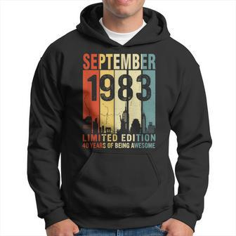September 1983 Limited Edition 40 Years Of Being Awesome Hoodie - Monsterry UK
