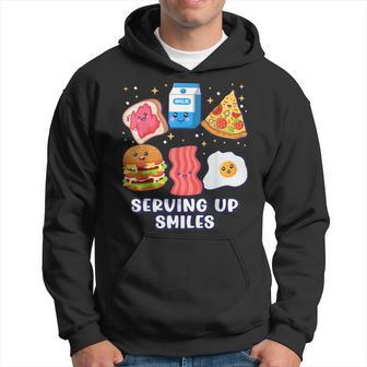 Serving Up Smiles Lunch Lady Hoodie - Monsterry DE