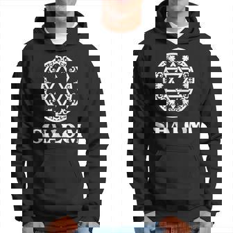 Shalom Peace Hebrew Greeting Jewish Star Of David Israel Hoodie - Thegiftio UK