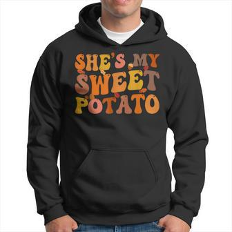 She's My Sweet Potato I Yam Thanksgiving Matching Couple Set Hoodie - Seseable