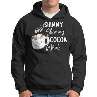 Shimmy Cocoa What Hot Chocolate Christmas Party Hoodie - Seseable