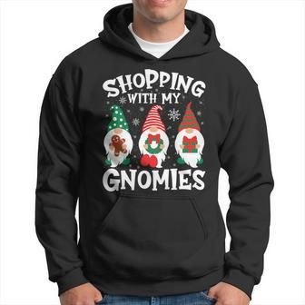 Shopping With My Gnomies Hanging Out Christmas Family Hoodie | Mazezy
