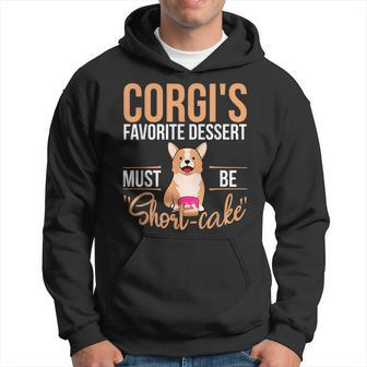 Short-Cake Dessert Corgi Dog Design For Corgi Owner Hoodie | Mazezy