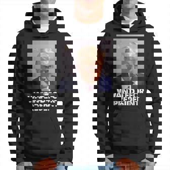 Shot Trump Wanted For President Hoodie | Mazezy
