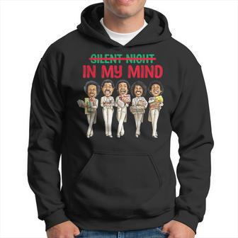 Silent Night In-My-Mind Black African American Family Hoodie - Seseable