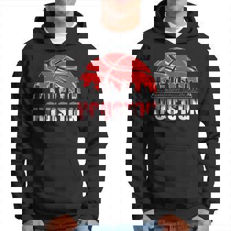 Silhouette Houston City Houston Basketball Pride Hoodie | Mazezy