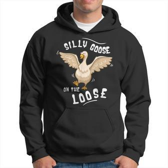 Silly Goose On The Loose Geese Lover Silly Person Hoodie | Mazezy AU