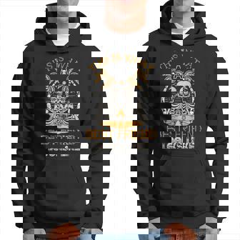 Skull Skeleton This Is What A Best Friend Looks Like Hoodie | Mazezy