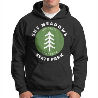 Sky Meadows State Park Virginia Va Forest Tree Badge Hoodie | Mazezy