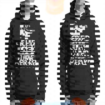 Sledgehammer Operator Ironworker Construction T Hoodie | Mazezy