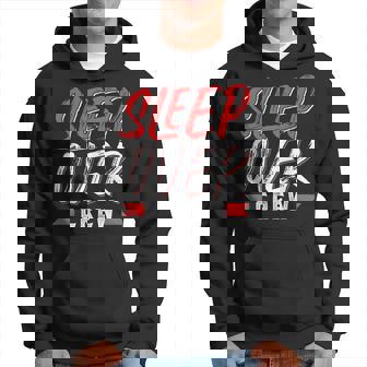 Sleepover Crew Team Party Overnight Cute Hoodie | Mazezy