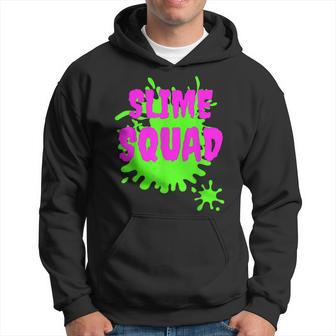 Slime Squad Neon Slime Horror Font Slime Hoodie | Mazezy