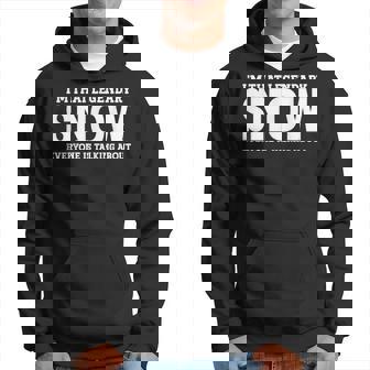 Snow Surname Funny Team Family Last Name Snow Hoodie | Mazezy