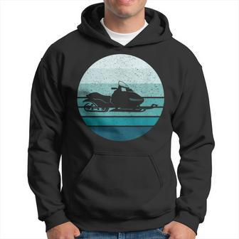 Snowmobile Vintage Style Snowmobiling Hoodie | Mazezy