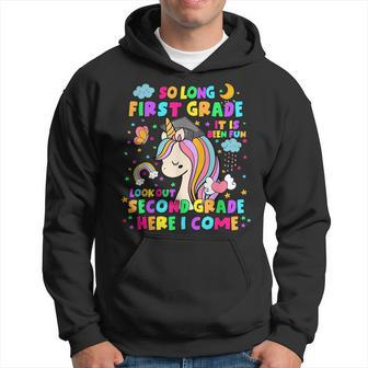 So Long First Grade Second Grade Here I Come Back To School Hoodie | Mazezy