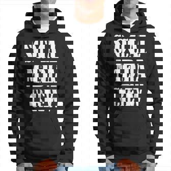 Social Media Staff Uniform Social Media Crew Hoodie | Mazezy