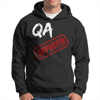 Software Qa Tester Qa Approved Hoodie | Mazezy