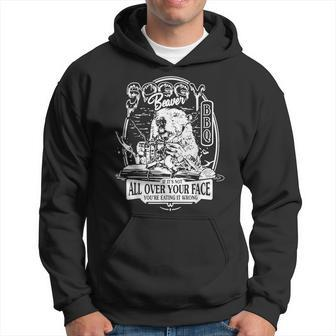 Soggy Beaver If It's Not All Over Your Face You're Eating Hoodie - Thegiftio UK