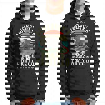 Somebodys Feral Brother Italian Brother Retro Feral Cat Hoodie | Mazezy