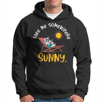 Take Me Somewhere Beach Sunny Vacation Summer Travel Sunset Hoodie | Mazezy