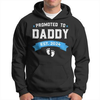 Soon To Be Dad Est 2024 Fathers Day New Dad Vintage Gift Hoodie - Seseable
