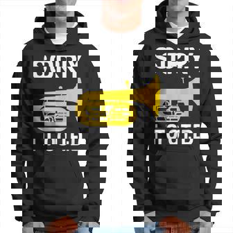 Sorry I Tooted Marching Band Baritone Hoodie | Mazezy