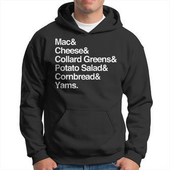 Soul Food Sides Dish List - Thanksgiving Homecooked Meal Hoodie | Mazezy