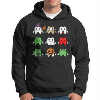 Spooky Cute Th Halloween Tooth Dentist Dental Assistant Hoodie | Mazezy