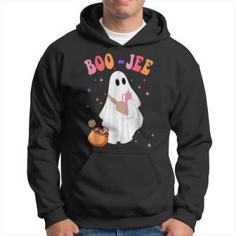 Spooky Season Ghost Halloween Costume Boujee Boo Jee Hoodie | Mazezy