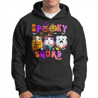 Spooky Squad Three Halloween Guinea Pigs As Witch Boo Hoodie - Monsterry UK