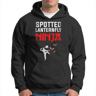 Spotted Lantern Fly Ninja Spotted Lanternfly Hoodie | Mazezy