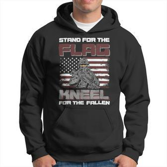 Stand For The Falg Kneel For The Fallen Veterans Day 139 Hoodie - Monsterry DE