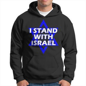 I Stand With Israel Star Of David Hoodie - Thegiftio UK