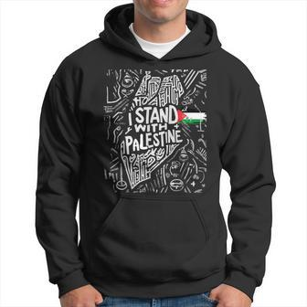 I Stand With Palestine Quote A Free Palestine Hoodie - Monsterry CA