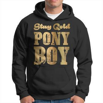 Stay Gold Pony Boy Inspiring 2018 Hoodie | Mazezy
