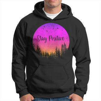 Stay Positive Quote Mindset Transformation Brainology Mind Hoodie | Mazezy